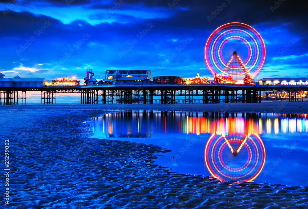Obraz premium Nadmorski kurort Blackpool