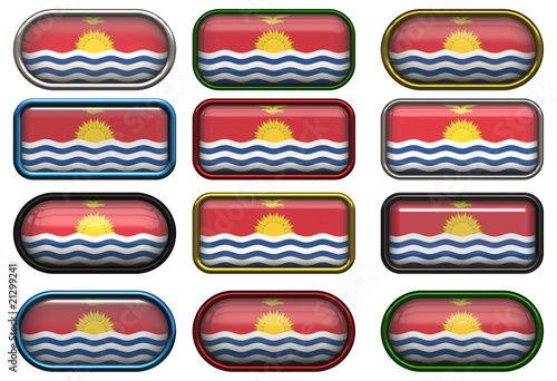 twelve buttons of the Flag of Kiribati