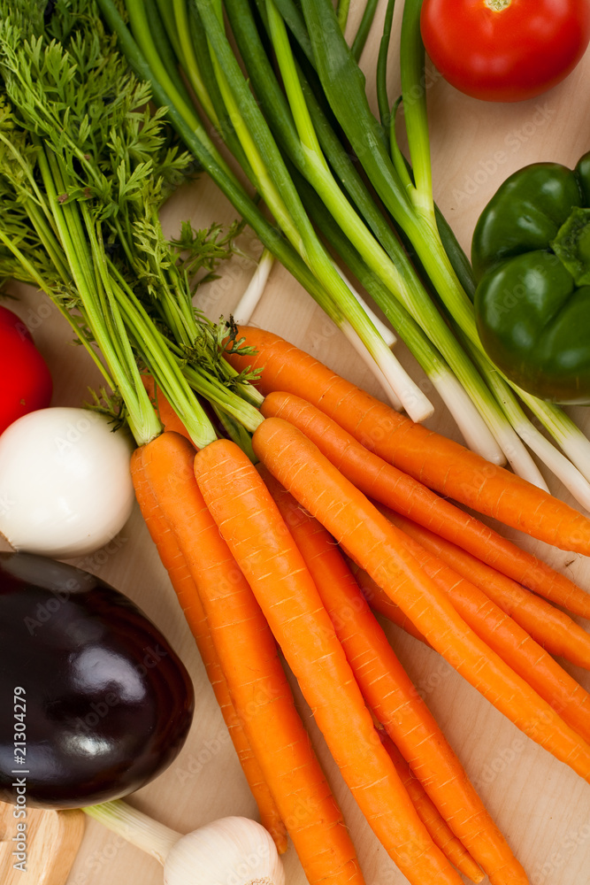 Healthy fresh vegetables