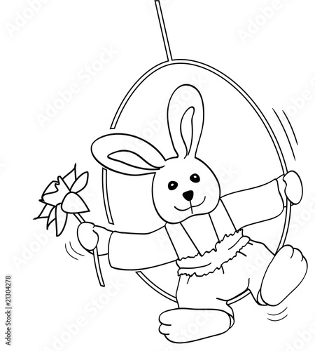 Osterhase, Illustration, Ostern