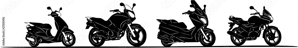 Naklejka premium MOTOS - SCOOTERS - 1