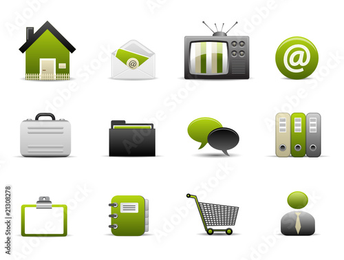 Green Web Icons