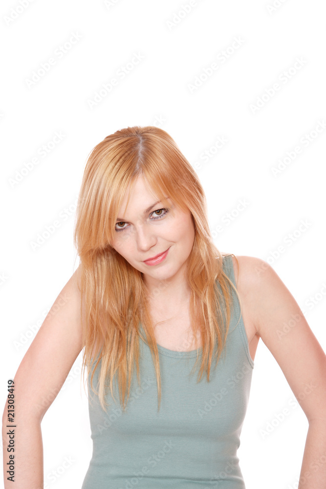 Portrait of a fresh and lovely woman Portrait of a fresh and lovely woman