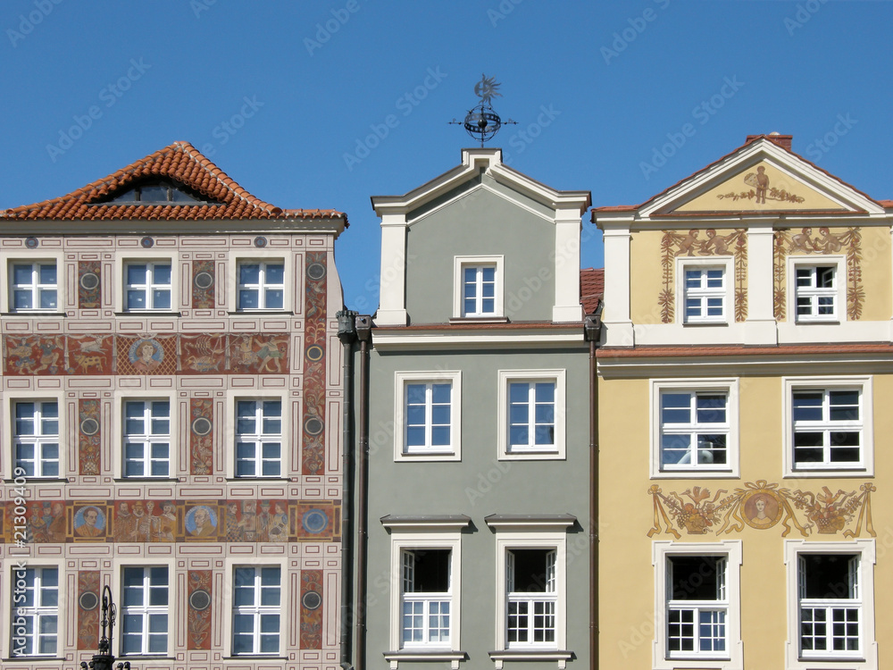 Poznan, Historische Fassaden