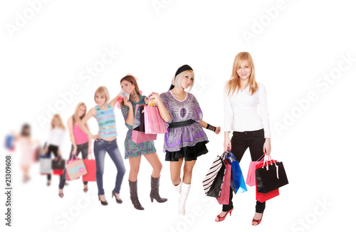 Shopping women group