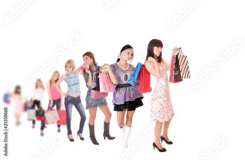 Shopping women group