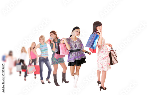 Shopping women group