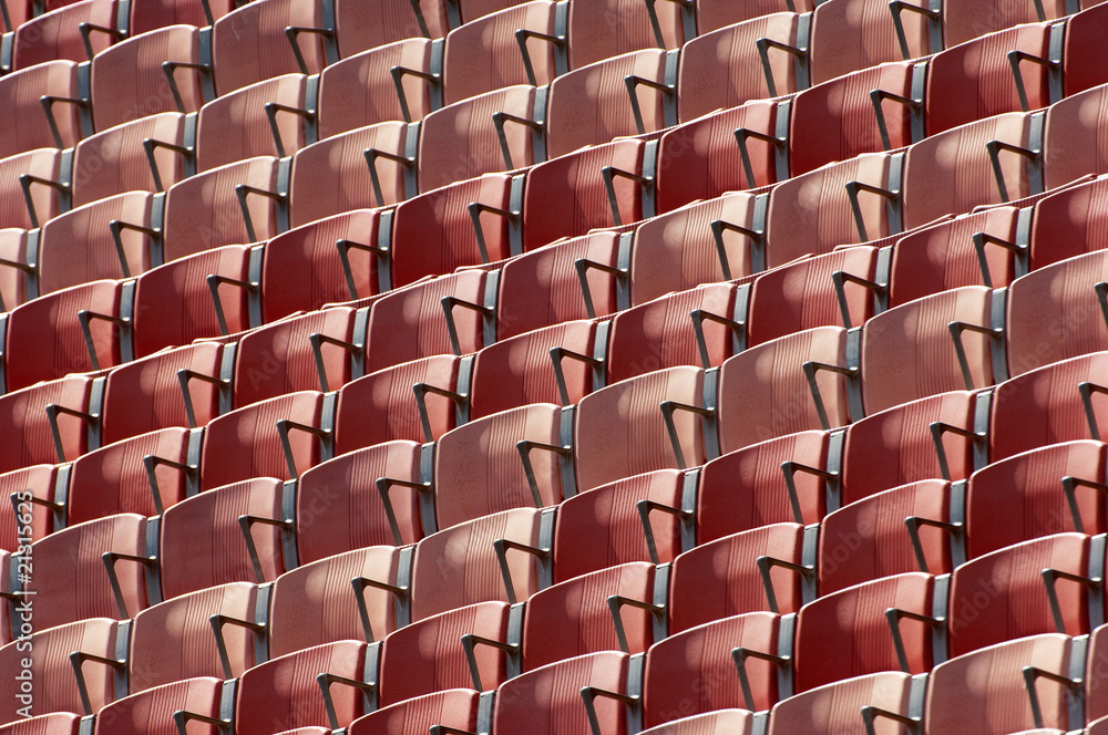 Fototapeta premium rows of seats