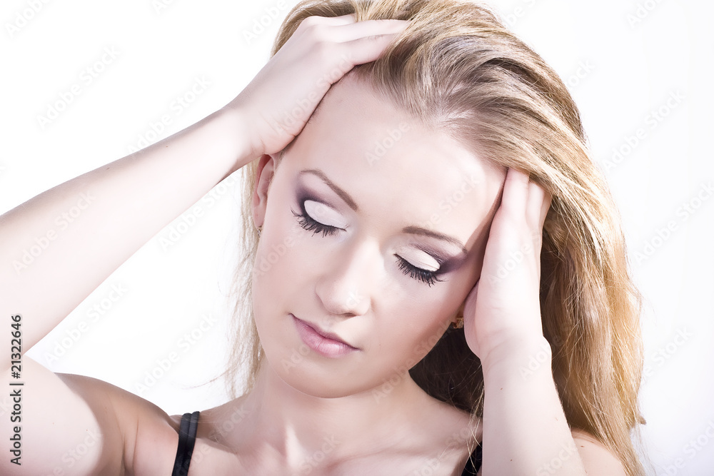 Gorgeous beauty portrait of a young blond Gorgeous beauty portrait of a young blond