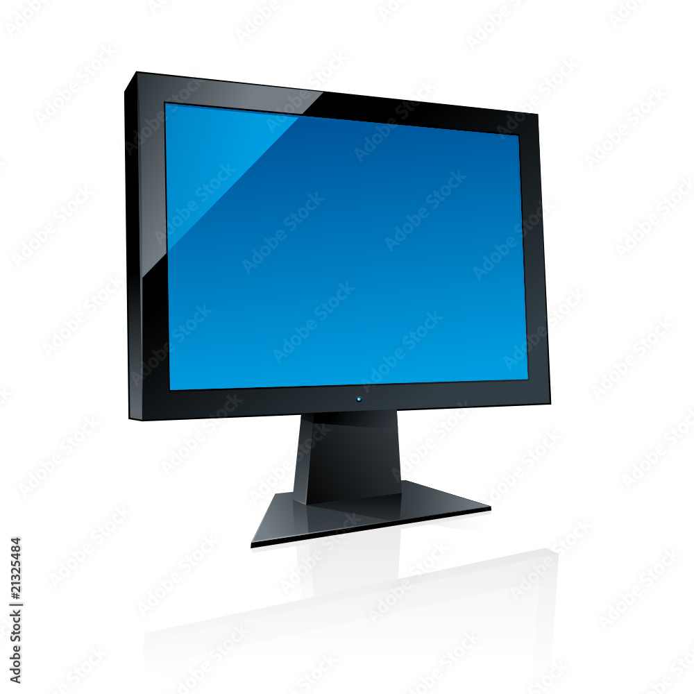 Blank screen TV or personal computer Blank screen TV or personal computer