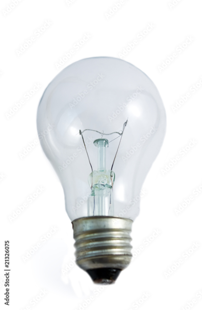 Light bulb isolated on white background Light bulb isolated on white background