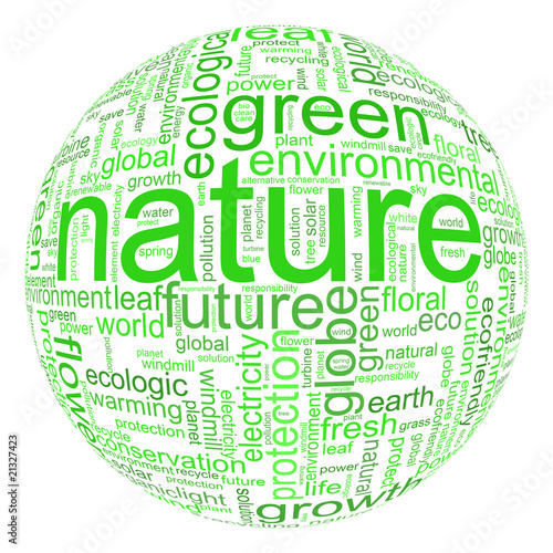 Illustration mit Naturbegriffen