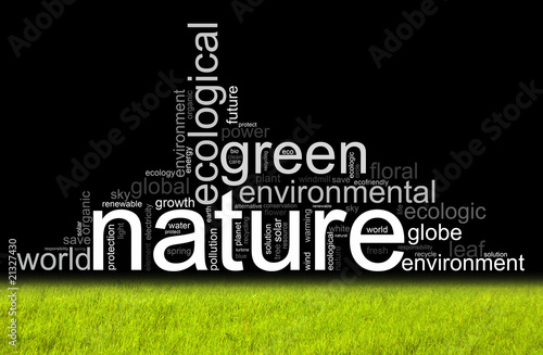 Illustration mit Naturbegriffen