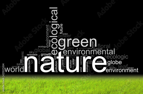 Illustration mit Naturbegriffen