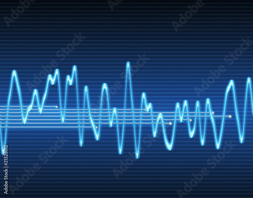 electronic sine sound wave
