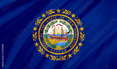 Obraz na plátne New Hampshire flag