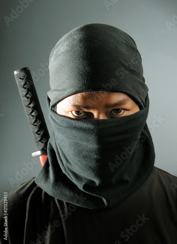 Ninja assassin portrait