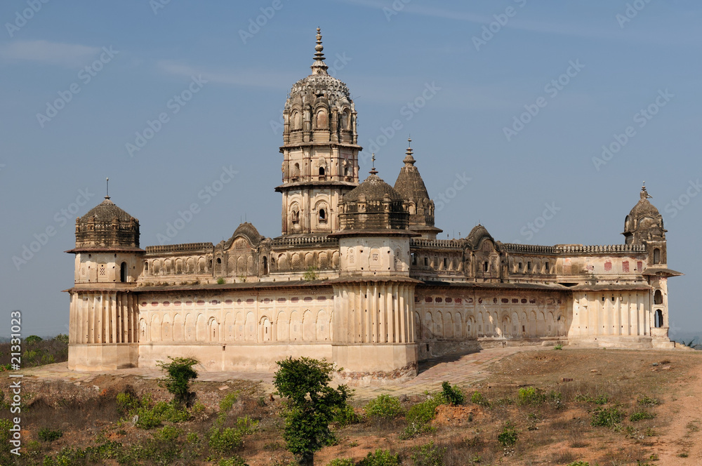 Fototapeta premium Lakshmi Narayan Temple in Orchha, Madhya Pradesh, India.