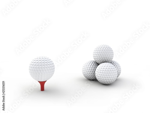 3d golf balls