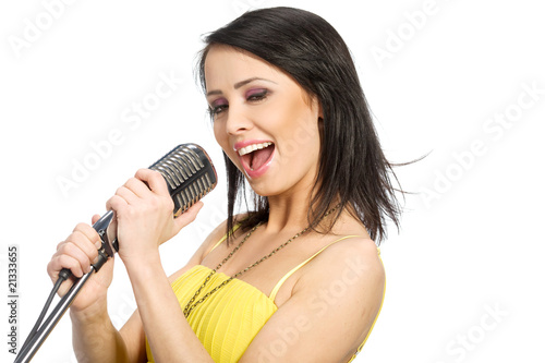 Singing woman