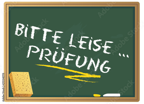 tafel - bitte leise prüfung