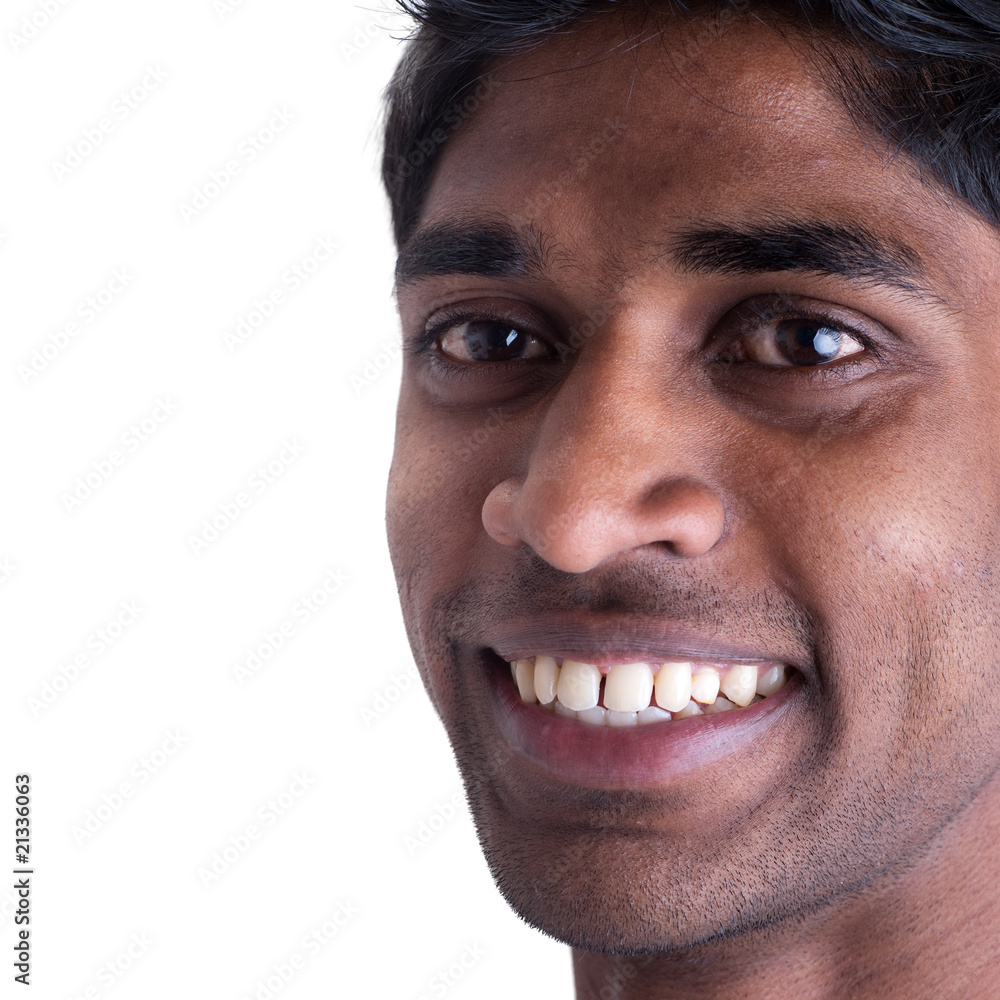Naklejka premium Smiling Indian man