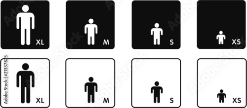 Piktogramme XS M S XS