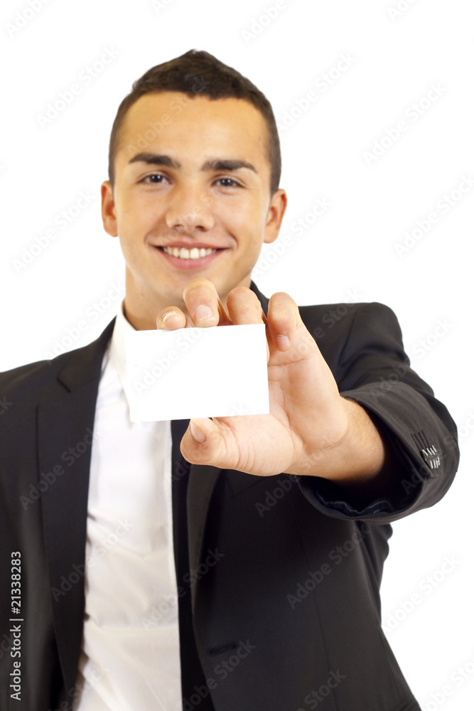 Blank business card Blank business card