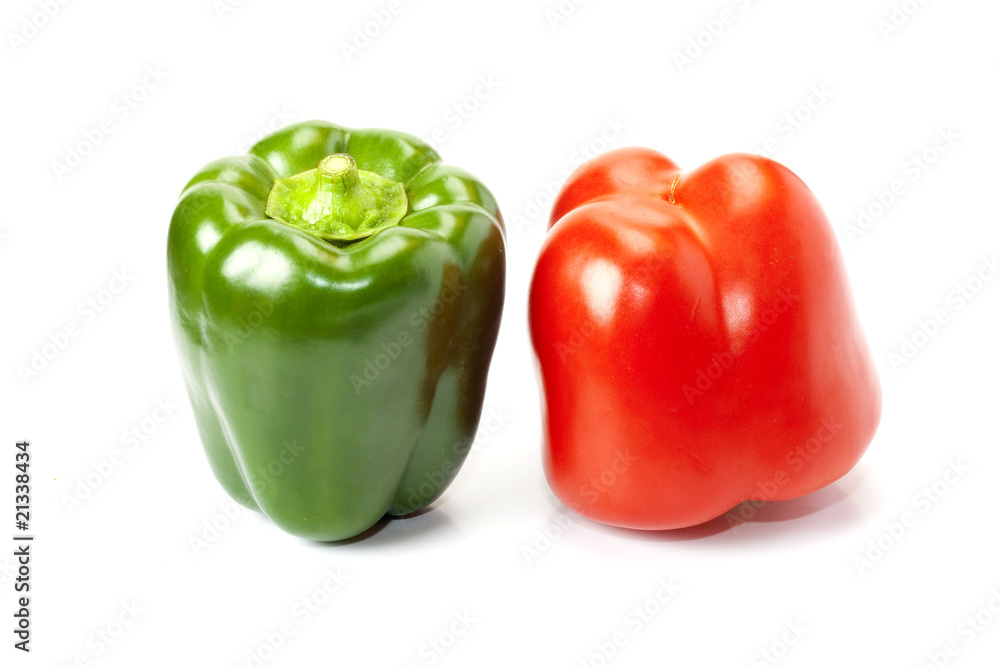 red and green peppers red and green peppers