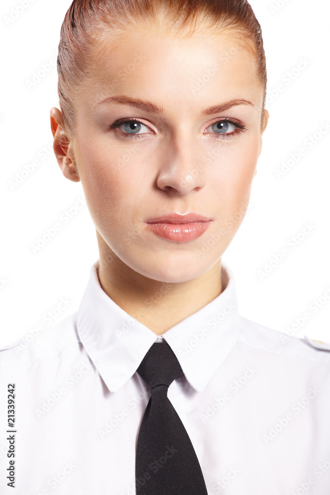 Businesswoman isolated on white background. Businesswoman isolated on white background.