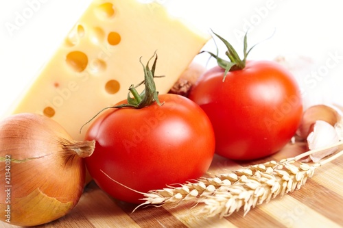 tomatoes and cheese