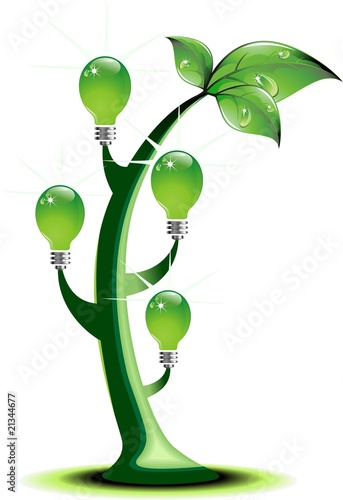 Albero di Lampadine Ecologiche-Eco Bulb Tree-Arbre D'Ampoules