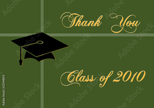 Graduation card.