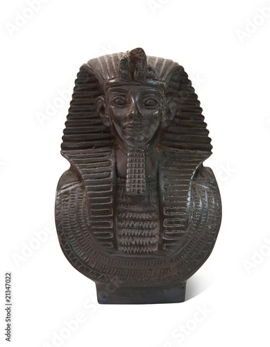 stone statue of pharaoh Tutankhamen