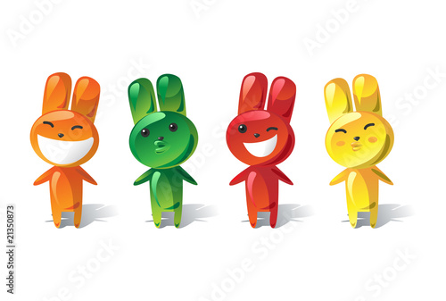 Jelly rabbit set