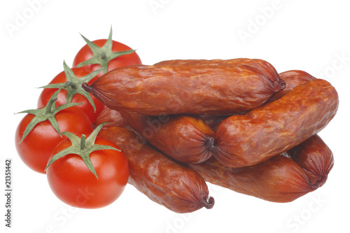 Sausage and tomatoes