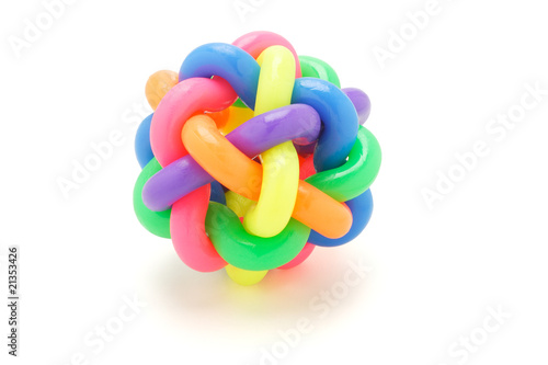 multicolor rings ball
