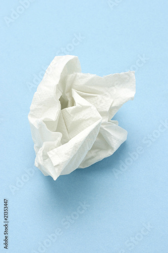 Foto Crumpled tissue paper