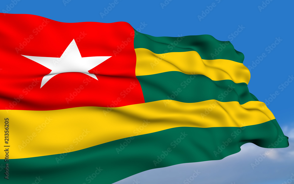 Togolese flag Togolese flag