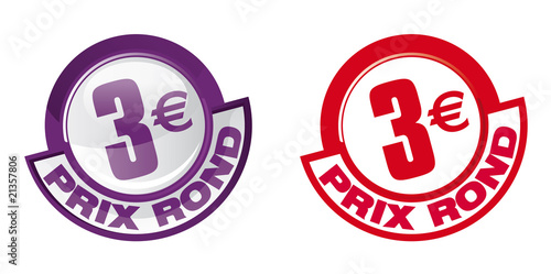 prix rond / promo / Aktion/ Discount 3 euros