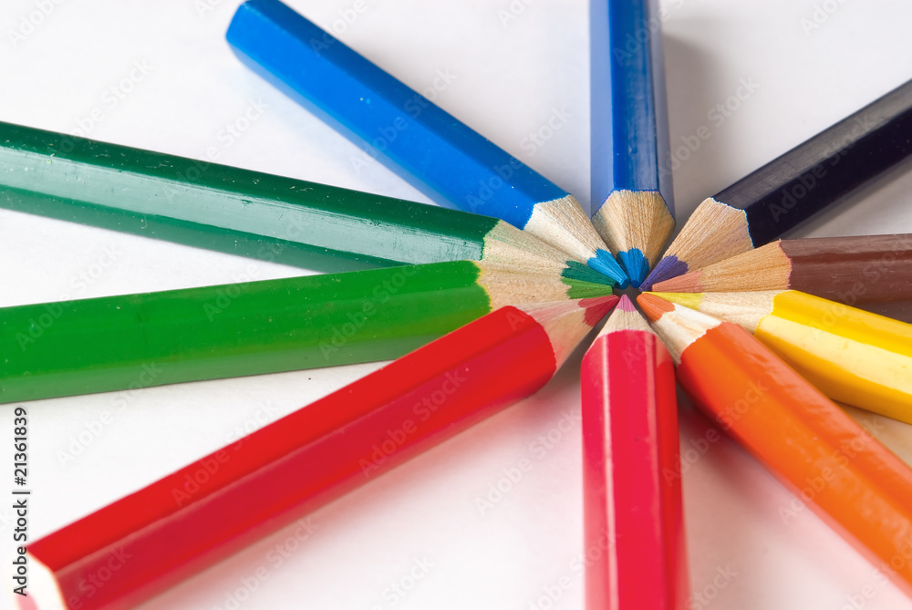 Fototapeta premium Colored pencils