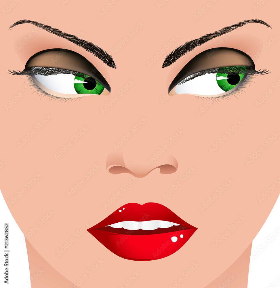 Sexy woman face Sexy woman face
