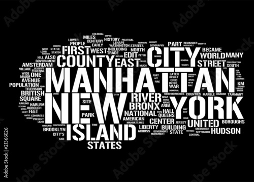 Canvas Print Manhattan - New York