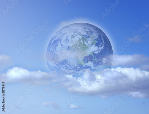 青空と地球