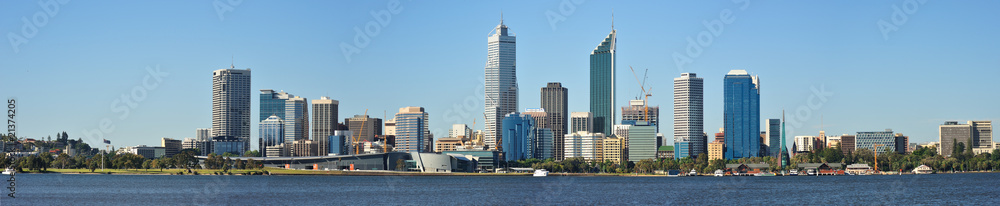 Panoramic view of Perth in Australia