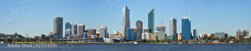 Panoramic view of Perth in Australia