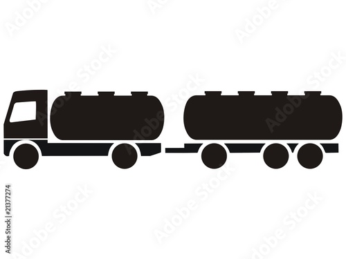 Tankzug als Gliederzug
