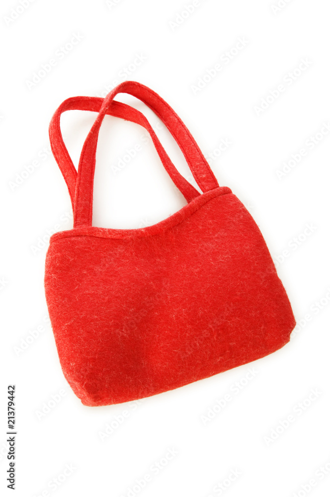Woman bag isolated on the white background Woman bag isolated on the white background