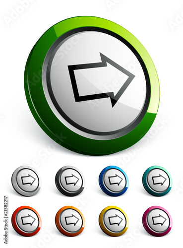 icône bouton internet flèche droite