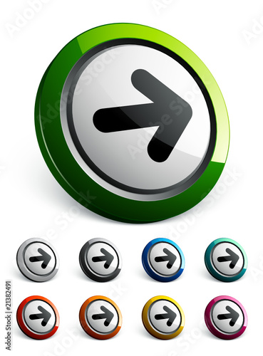 icône bouton internet flèche droite